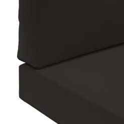 vidaXL Buiten bankkussen Polyester Zwart 60 x 60 cm