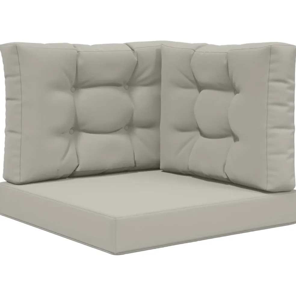 vidaXL Buiten bankkussen Polyester Grijs 60 x 60 cm