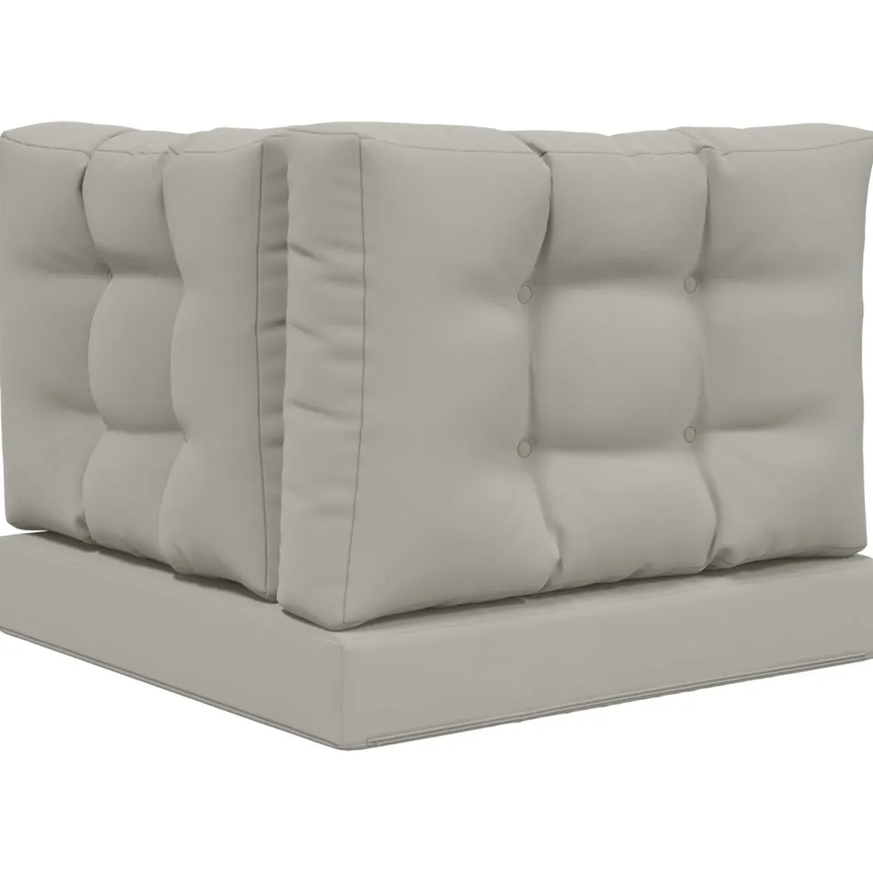 vidaXL Buiten bankkussen Polyester Grijs 60 x 60 cm