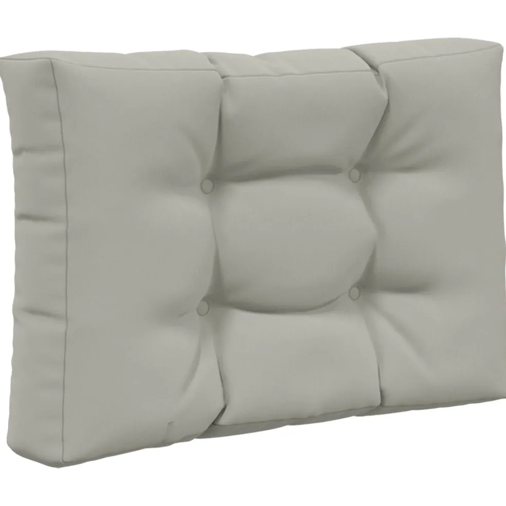 vidaXL Buiten bankkussen Polyester Grijs 60 x 60 cm