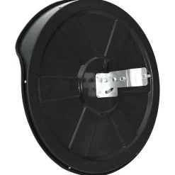 vidaXL Buiten Convex Verkeersspiegel Zwart Ø45 cm Polycarbonaat