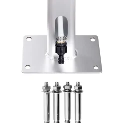 vidaXL Buitendouche 215 cm aluminium
