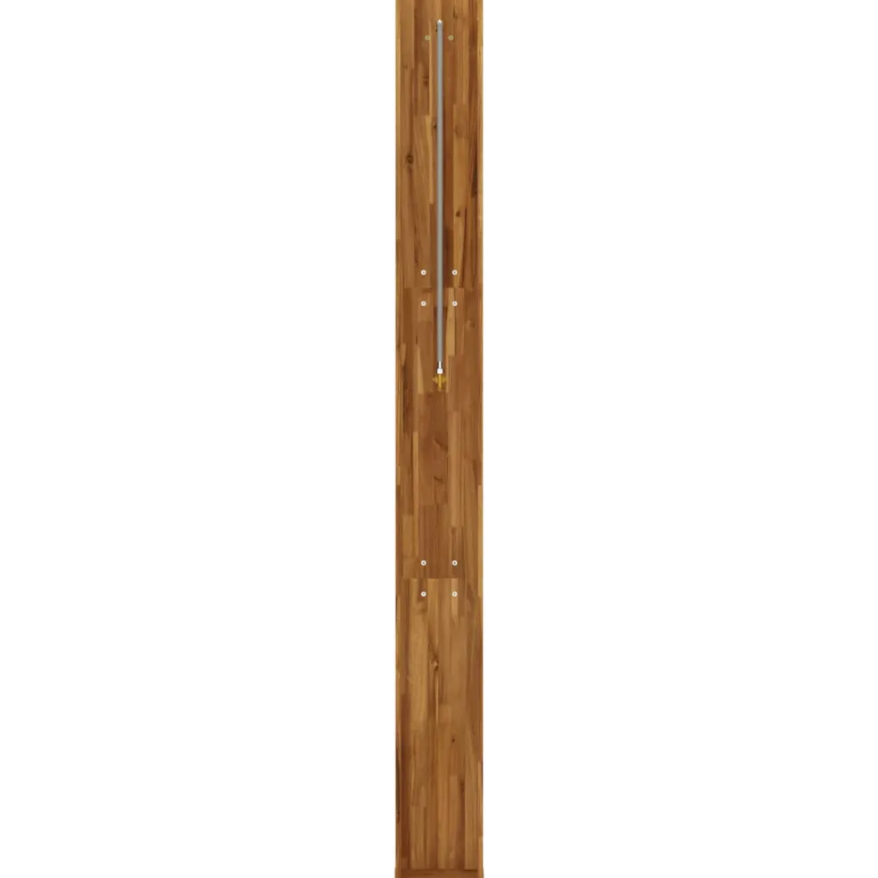 vidaXL Buitendouche 226 cm Massief acaciahout en roestvrij staal