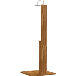vidaXL Buitendouche 217 cm Massief Acacia Hout en Roestvrijstaal