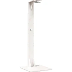 vidaXL Buitendouche 214,5 cm Massief grenenhout en roestvrij staal Wit