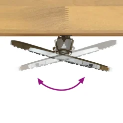 vidaXL Buitendouche 226 cm Massief acaciahout en roestvrij staal Wit