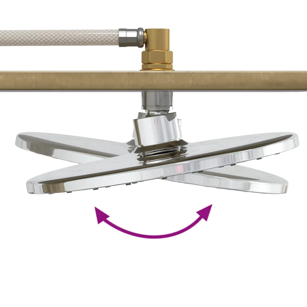 vidaXL Buitendouche 214,5 cm Naturel