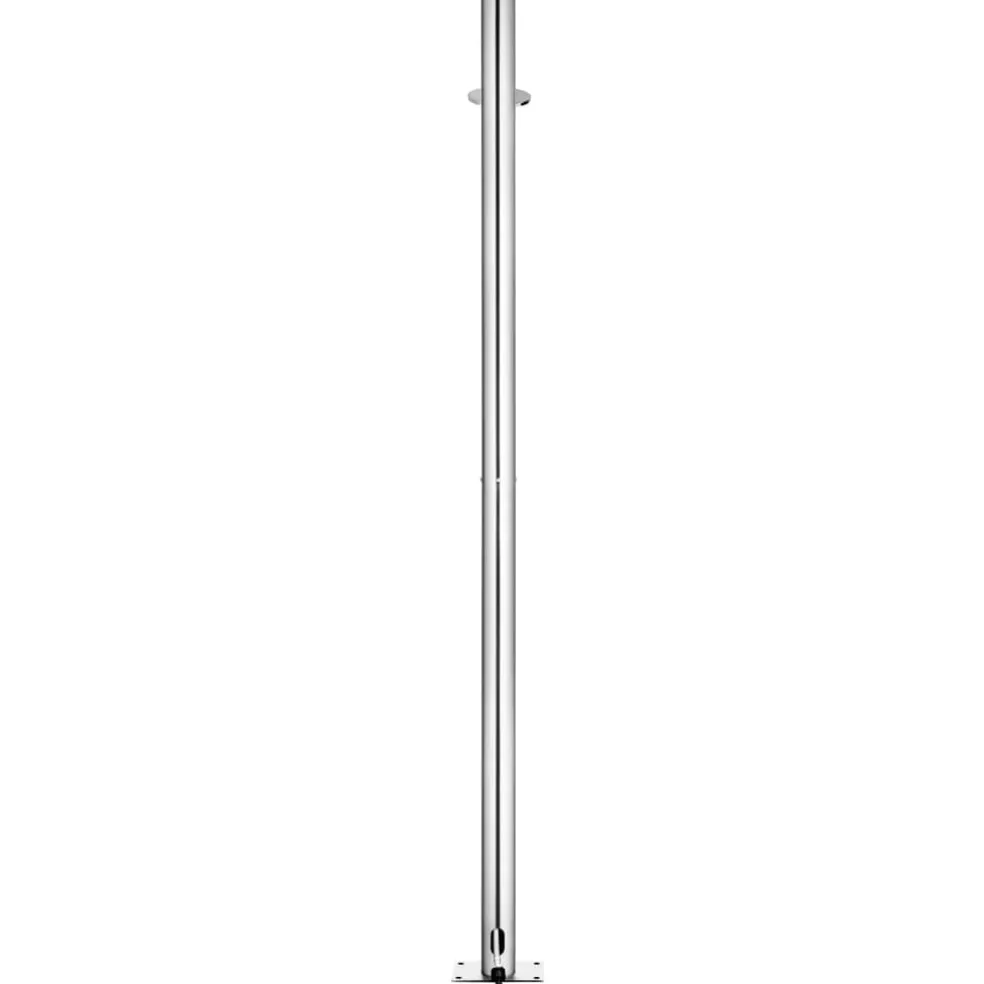 vidaXL Buitendouche 215 cm roestvrij staal