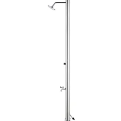 vidaXL Buitendouche 215 cm roestvrij staal
