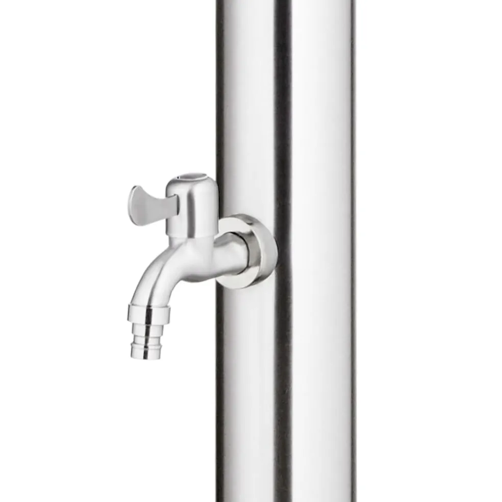 vidaXL Buitendouche 215 cm roestvrij staal