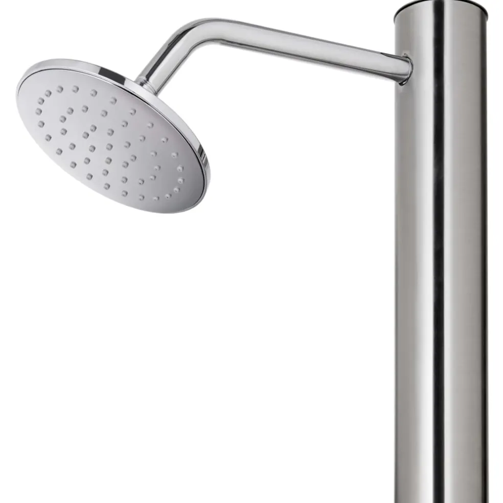vidaXL Buitendouche 215 cm roestvrij staal