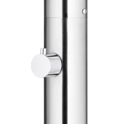 vidaXL Buitendouche 215 cm roestvrij staal