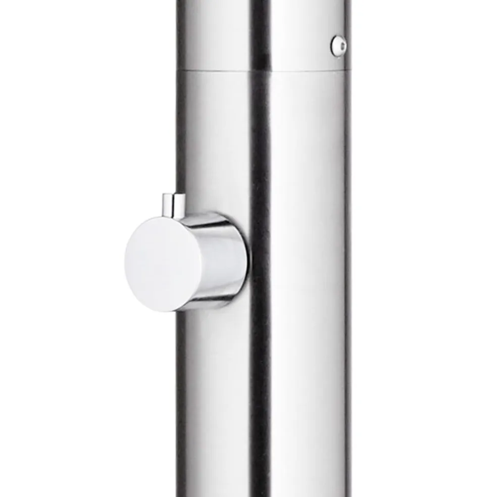 vidaXL Buitendouche 215 cm roestvrij staal