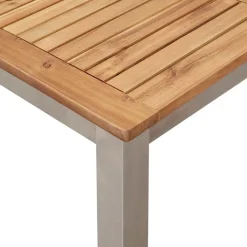 vidaXL Buiten eettafelset 7 st 180 x 90 x 75 cm