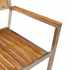 vidaXL Buiten eettafelset 7 st 180 x 90 x 75 cm