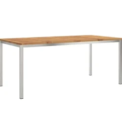vidaXL Buiten eettafelset 7 st 180 x 90 x 75 cm