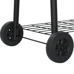 vidaXL Buiten Grill 103 x 60 x 113 cm Staal Zwart