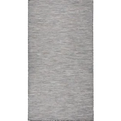 vidaXL Buitenkleed platgeweven 80x150 cm bruin en blauw
