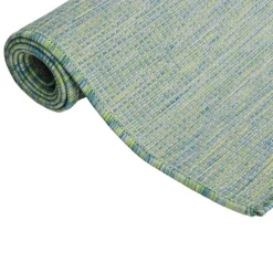 vidaXL Buitenkleed platgeweven 80x150 cm turquoise