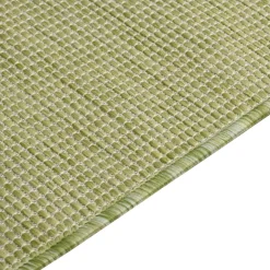 vidaXL Buitenkleed platgeweven 80x150 cm groen