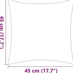 vidaXL Buitenkussens 45x45 cm appeltjesgroen 2 st