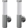 vidaXL Buitenlamp RVS Savona (2 stuks)