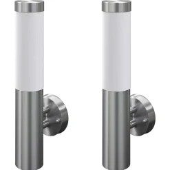 vidaXL Buitenlamp RVS Savona (2 stuks)