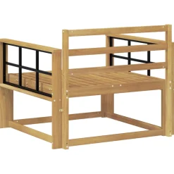vidaXL Buiten Midden Sofa Massief Acaciahout Wit