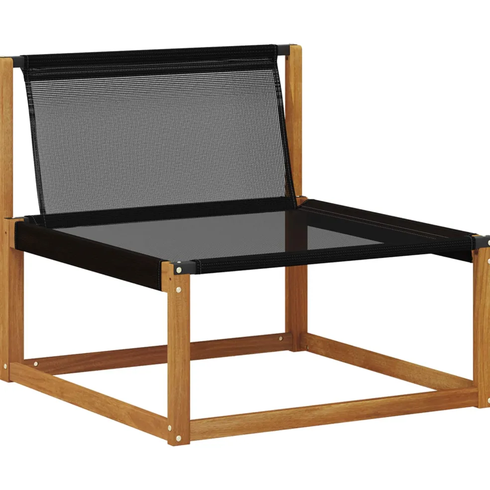 vidaXL Buiten Midden Sofa Massief Acaciahout Naturel