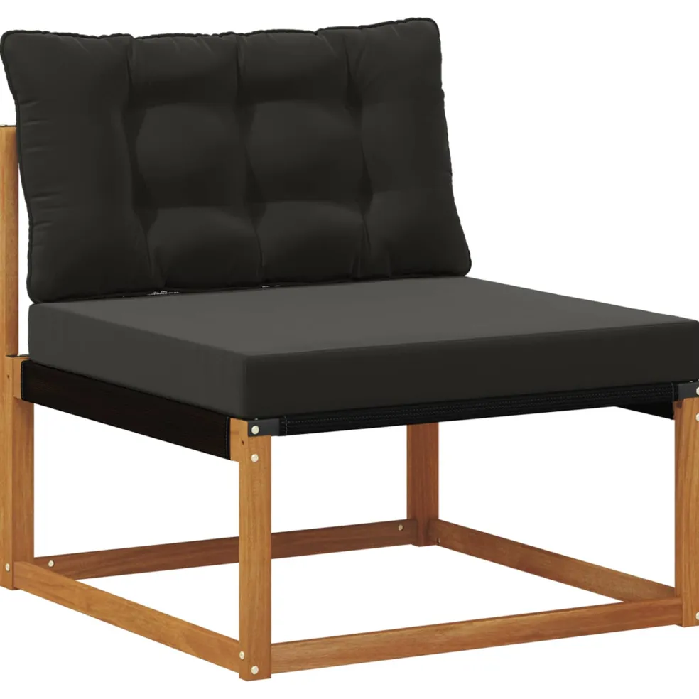 vidaXL Buiten Midden Sofa Massief Acaciahout Naturel