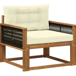 vidaXL Buiten Midden Sofa Massief Acaciahout Naturel
