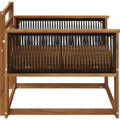 vidaXL Buiten Midden Sofa Massief Acaciahout Naturel