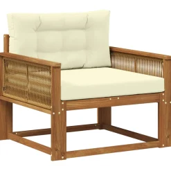 vidaXL Buiten Midden Sofa Massief Acaciahout Naturel