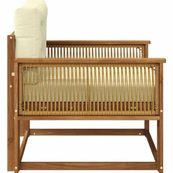 vidaXL Buiten Midden Sofa Massief Acaciahout Naturel