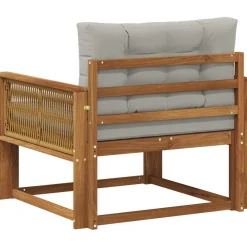 vidaXL Buiten Midden Sofa Massief Acaciahout Naturel