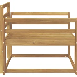 vidaXL Buiten Midden Sofa Massief Acaciahout Wit