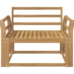 vidaXL Buiten Midden Sofa Massief Acaciahout Wit