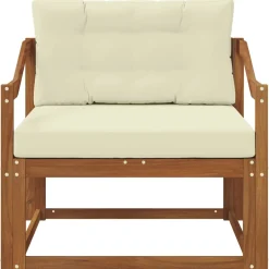 vidaXL Buiten Midden Sofa Naturel