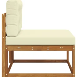 vidaXL Buiten Midden Sofa Naturel