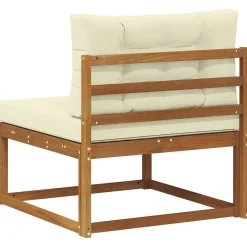 vidaXL Buiten Midden Sofa Naturel