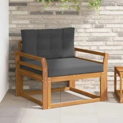 vidaXL Buiten Midden Sofa Naturel