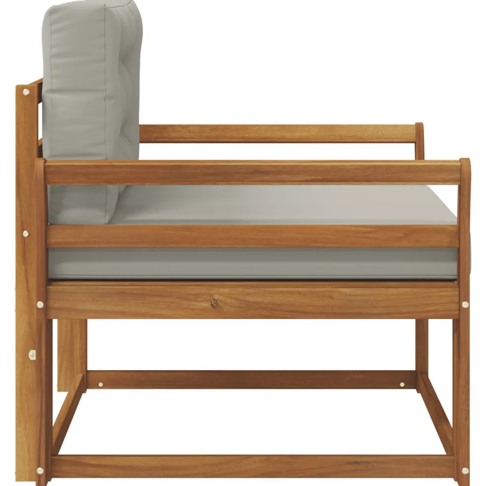 vidaXL Buiten Midden Sofa Naturel