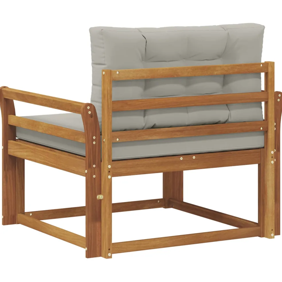 vidaXL Buiten Midden Sofa Naturel