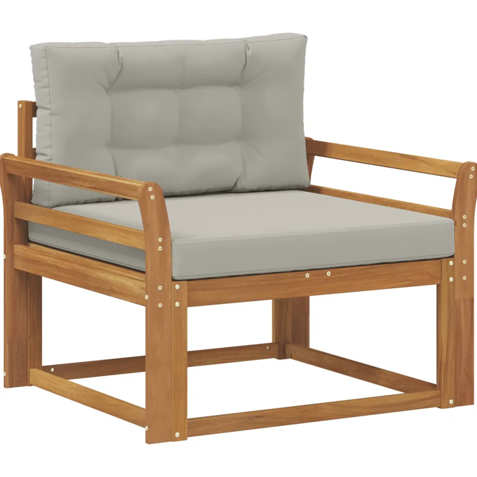 vidaXL Buiten Midden Sofa Naturel