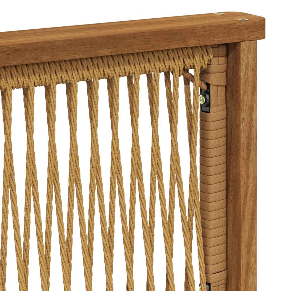 vidaXL Buiten Midden Sofa Naturel
