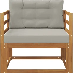 vidaXL Buiten Midden Sofa Naturel