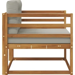 vidaXL Buiten Midden Sofa Naturel