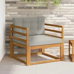 vidaXL Buiten Midden Sofa Naturel