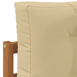 vidaXL Buiten Midden Sofa Naturel