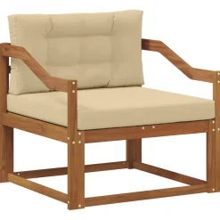 vidaXL Buiten Midden Sofa Naturel